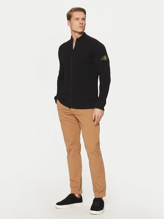 Stone Island Stone Island Kardigan 8115519C2 Czarny Regular Fit