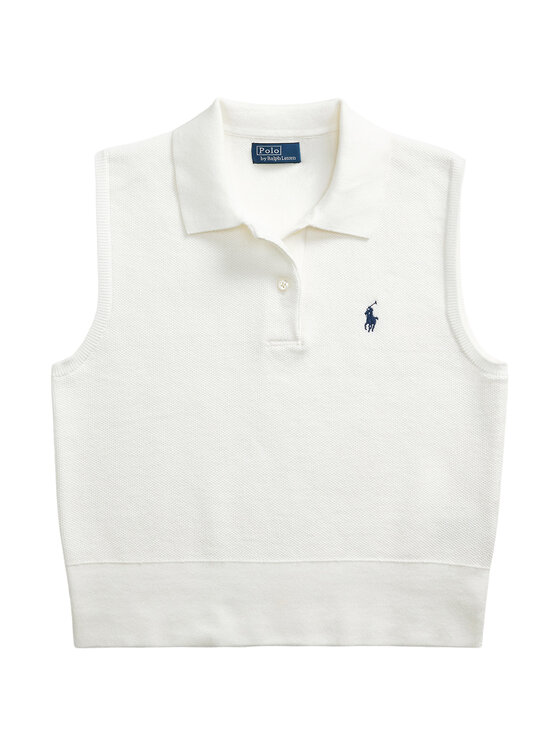 Polo Ralph Lauren Polo Ralph Lauren Pulover 211970666001 Bela Regular Fit