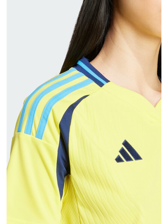 adidas adidas Koszulka techniczna 142041 Żółty Regular Fit