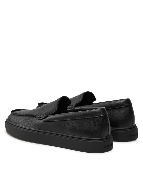 Calvin Klein Calvin Klein Polobotky Moccasin Lth HM0HM01793 Černá