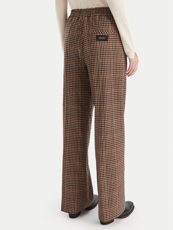Liu Jo Liu Jo Szövet nadrág MF5349 T4335 Barna Regular Fit