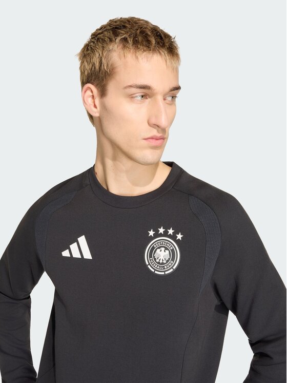 adidas adidas Bluza Germany Tiro Travel Crew Czarny Regular Fit