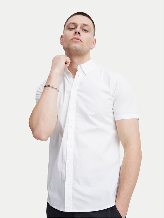 Blend Blend Cămașă 20716365 Alb Slim Fit