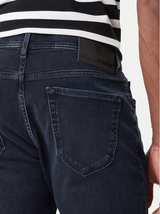 KARL LAGERFELD KARL LAGERFELD Jeansy 265501 500844 Granatowy Slim Fit