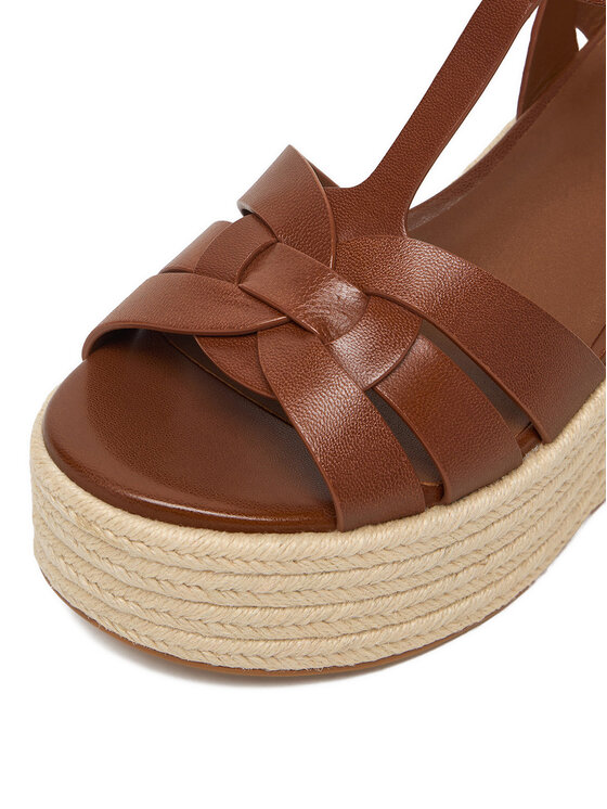 Badura Badura Espadrilky EO-AMARI-LT0228-26-805 Hnedá