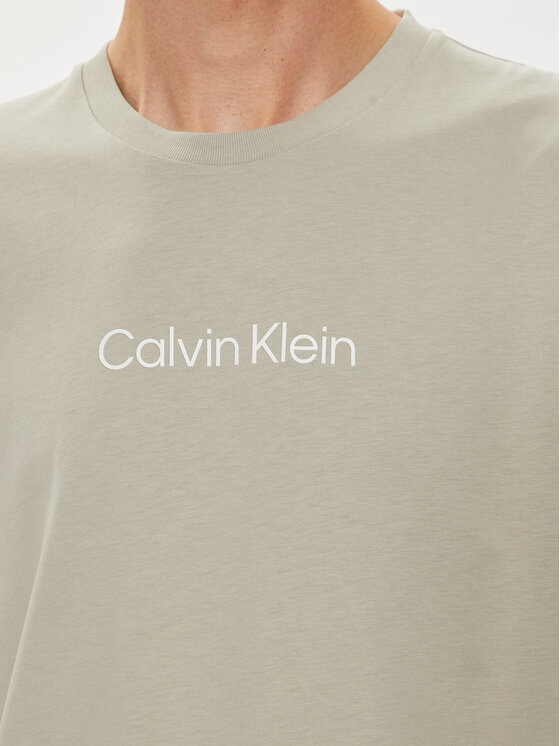 Calvin Klein Calvin Klein T-Shirt Hero K10K111346 Beżowy Regular Fit