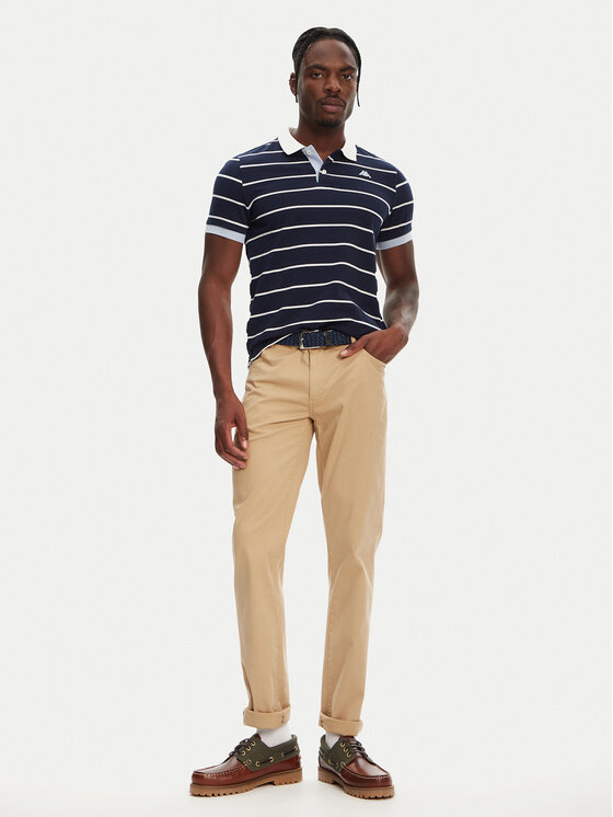 Kappa Kappa Pantaloni di tessuto Gabardine 67117PW Beige Regular Fit
