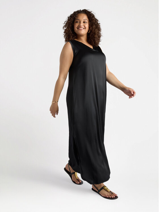 Fiorella Rubino Fiorella Rubino Vestito da giorno 7002L001166N033 Nero Regular Fit