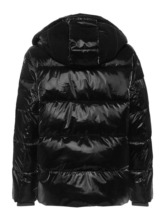 PHILIPP PLEIN PHILIPP PLEIN Vatovaná bunda 22881 Čierna Regular Fit