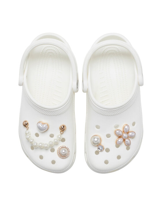Crocs Crocs Ukras za obuću Dainty Pearl Jewelry 5 Pack 10013133 Šarena