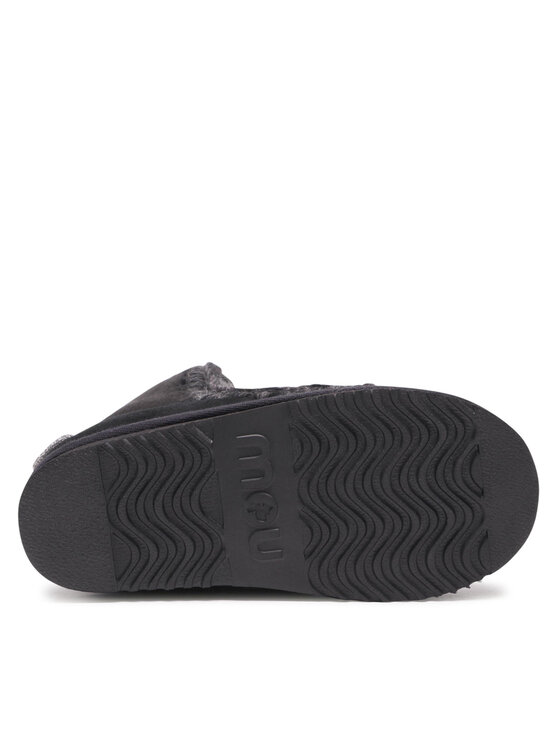 Mou Mou Stivali da neve Eskimo 18 Glitter Logo MU.FW101050A Nero