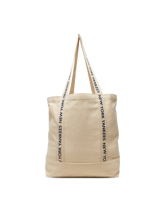 New Era New Era Сумка New York Yankees MLB Strap Canvas Tote 60595127 Бежевий