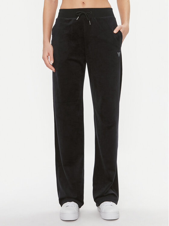 Guess Guess Pantaloni da tuta Couture V3BB26 KBXI2 Nero Regular Fit