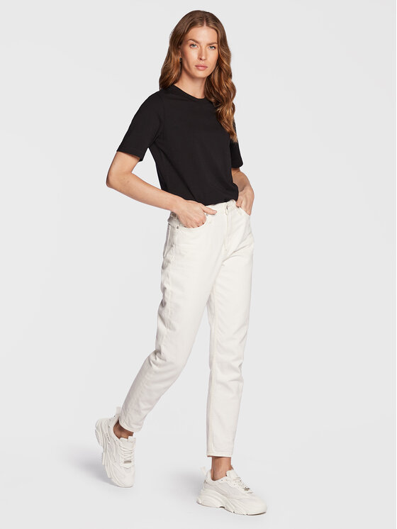 Gina Tricot Gina Tricot T-shirt Basic 17937 Crna Regular Fit