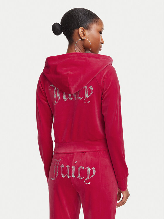 Juicy Couture Juicy Couture Bluza Madison  JCWA122001 Czerwony Slim Fit