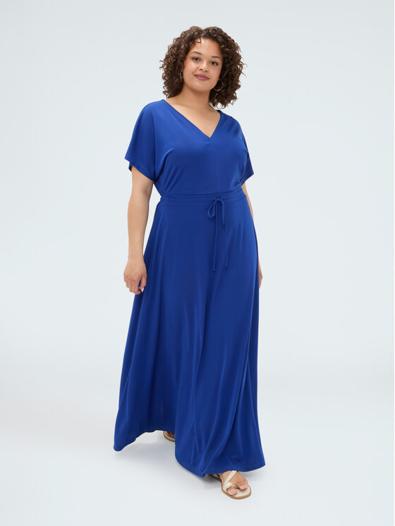 Fiorella Rubino Fiorella Rubino Sukienka wieczorowa 7002L001300N024 Niebieski A-Line Fit