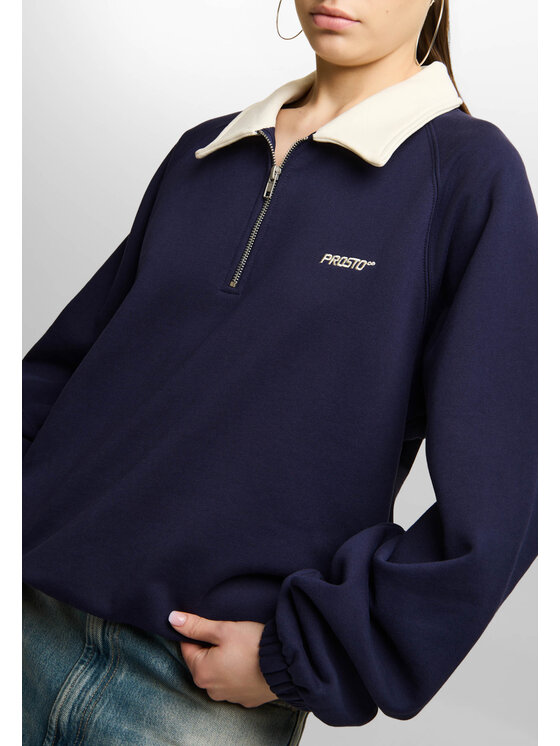 PROSTO. PROSTO. Bluza Coach Granatowy Regular Fit