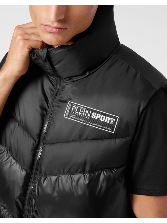 Plein Sport Plein Sport Kamizelka 14177 Czarny Regular Fit