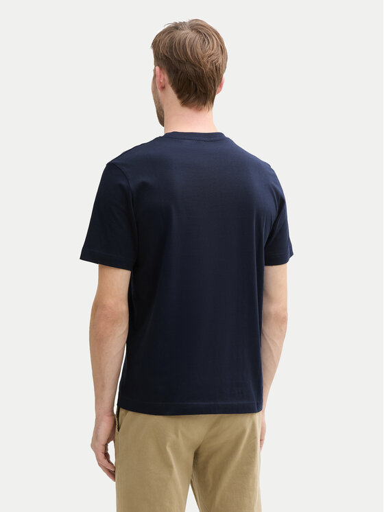 Tom Tailor Tom Tailor Тишърт 1045773 Тъмносин Regular Fit