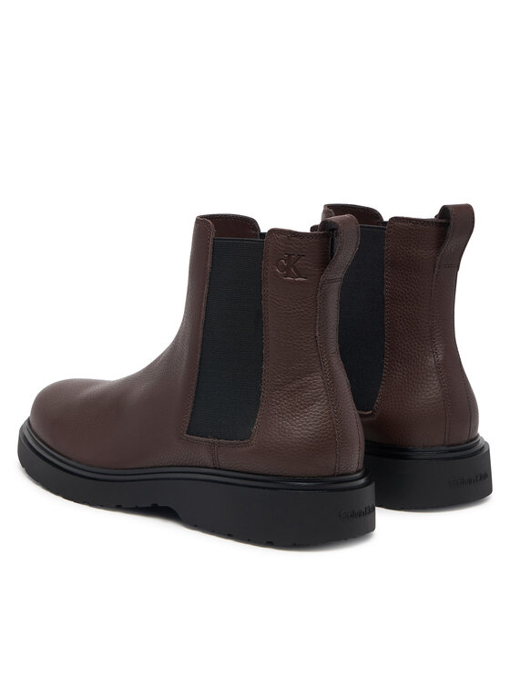 Calvin Klein Calvin Klein Ghete Jodhpur Combat Ess Chelsea Boot Lth YM0YM01374 Maro