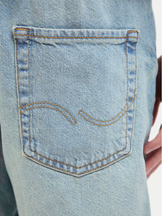 Jack&Jones Junior Jack&Jones Junior Jeans kratke hlače Alex 12274997 Modra Baggy Fit