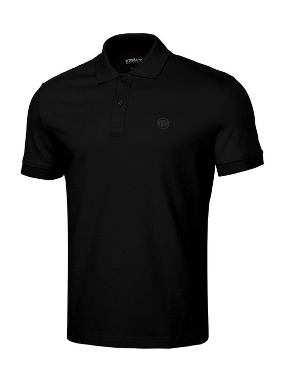 PITBULL PITBULL T-Shirt Koszulka Polo Pique Regular XXL Czarny Regular Fit