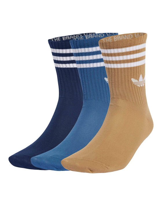 adidas adidas Set 3 parov unisex visokih nogavic 3-Stripes JZ4941 Pisana