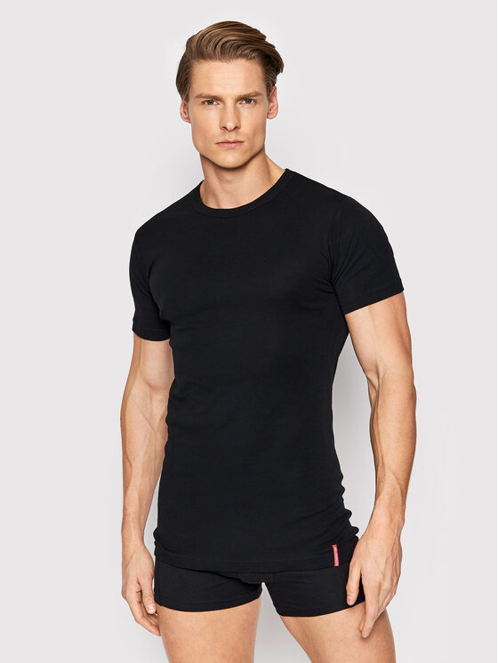 Henderson Tricou 1495 Negru Regular Fit