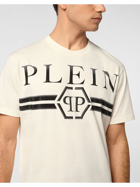 PHILIPP PLEIN PHILIPP PLEIN T-Shirt 27091 Bílá Regular Fit