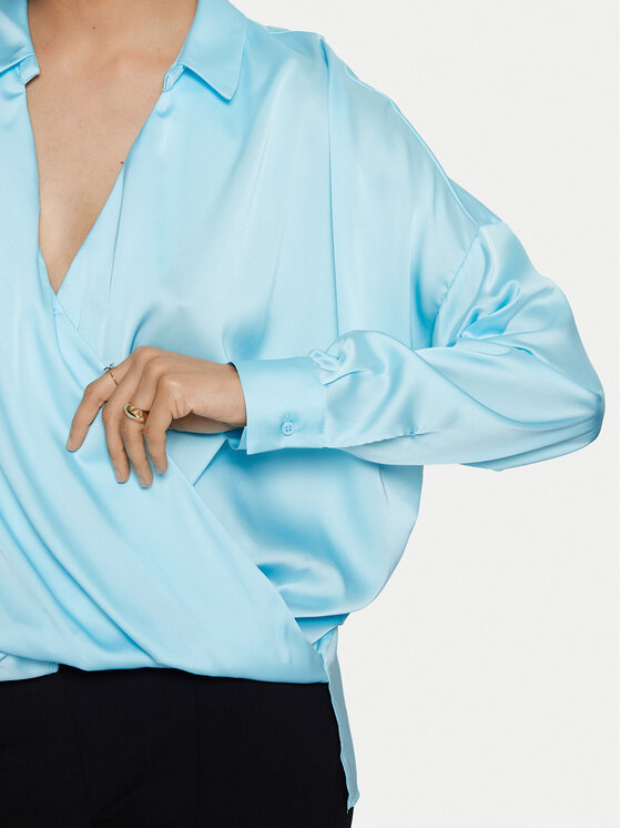 Imperial Imperial Πουκάμισο CJF4HDG Γαλάζιο Relaxed Fit