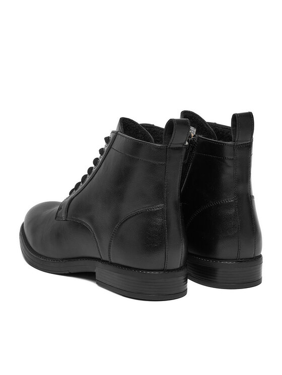 Lanetti Lanetti Schnürschuhe CEO-STERN-01S MI08 Schwarz
