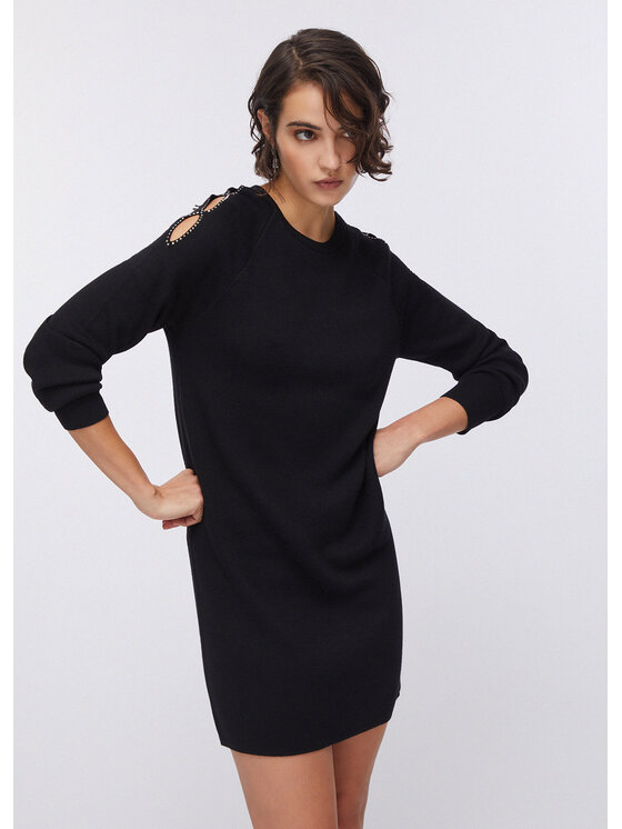 Liu Jo Liu Jo Vestito da giorno TA6186MS59L22222 Nero Regular Fit