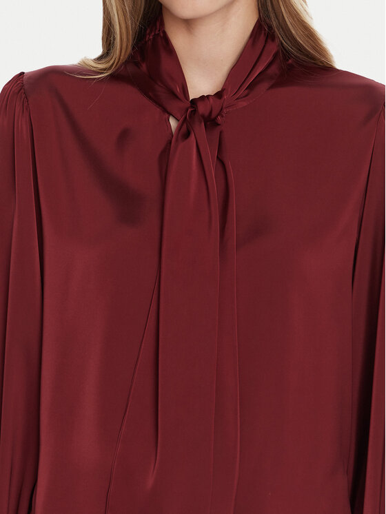 Rinascimento Rinascimento Bluse CFC0126202003 Dunkelrot Loose Fit