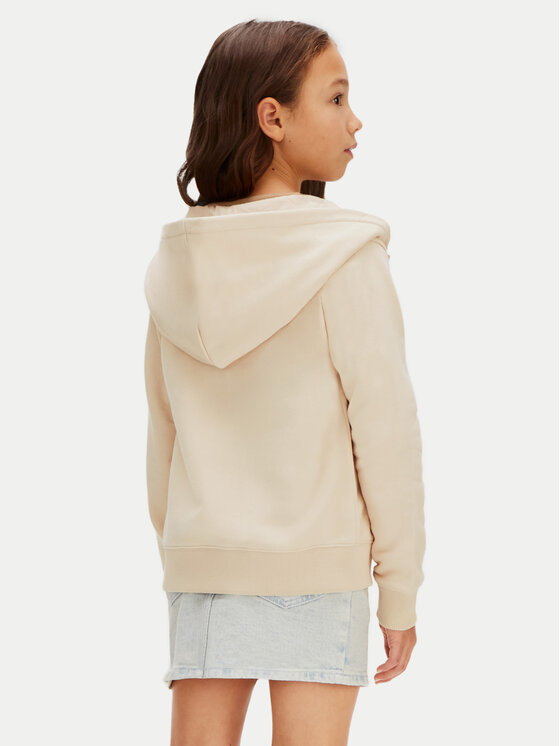 Calvin Klein Jeans Calvin Klein Jeans Sweatshirt Mini Badge LV1CKSJB34 Beige Regular Fit