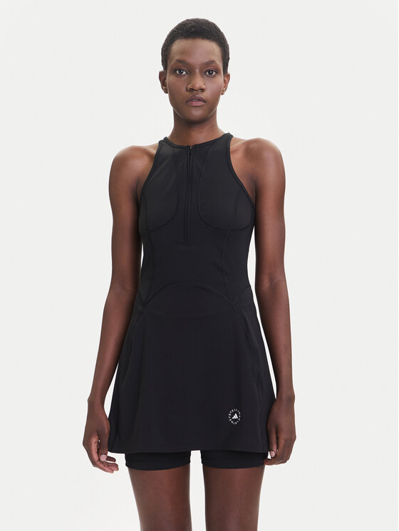 adidas by Stella McCartney adidas by Stella McCartney Haljina za tenis Training JW4568 Crna Slim Fit