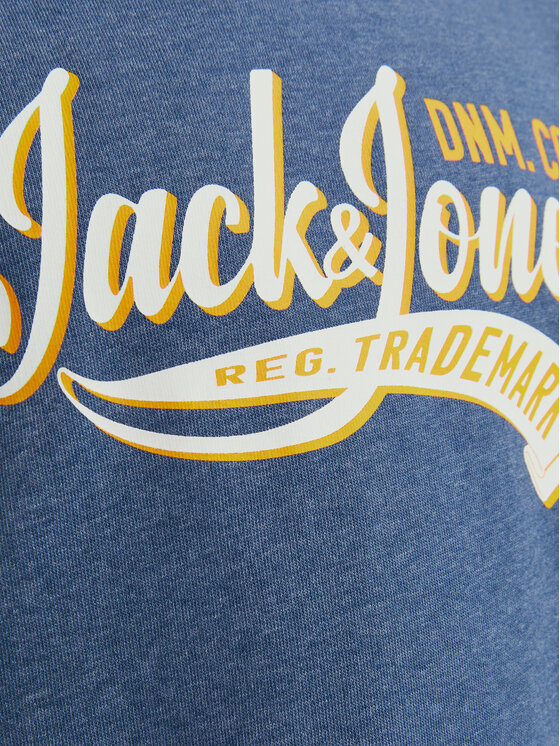 Jack&Jones Junior Jack&Jones Junior Majica dugih rukava Logo 12257309 Plava Standard Fit