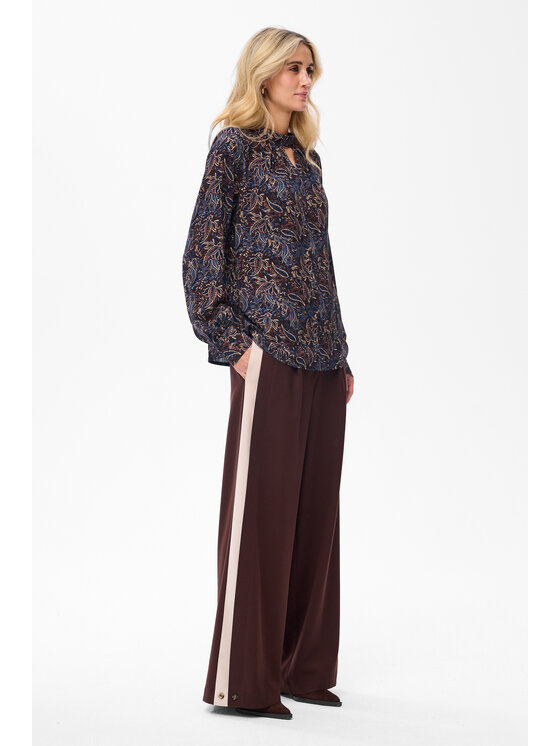 blue shadow blue shadow Bluzka Ika Niebieski Regular Fit