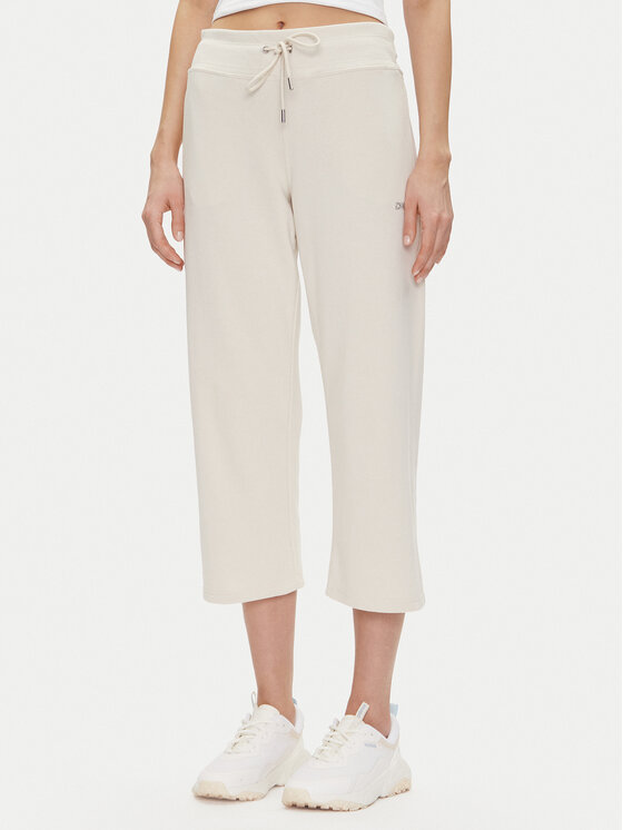 DKNY Sport DKNY Sport Pantaloni trening DP5P3624 Bej Regular Fit