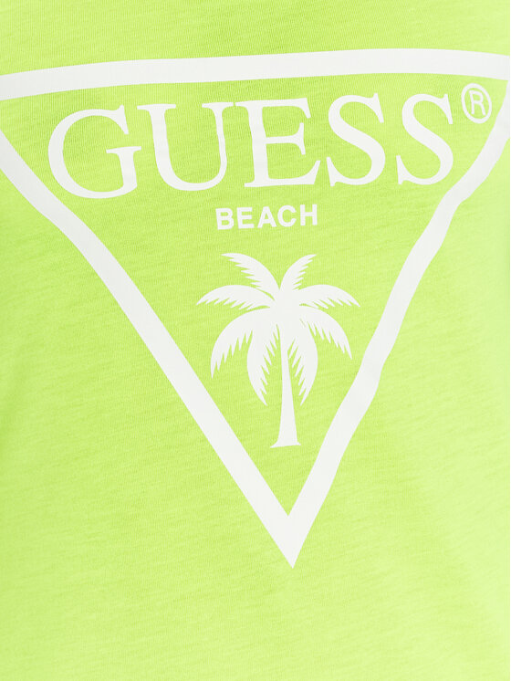 Guess Guess Літня сукня E3GP03 KB9I0 Зелений Regular Fit