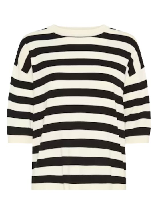b.young b.young T-shirt Maglia bymorla Bianco Regular Fit