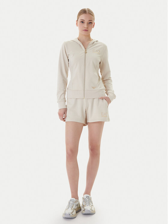 EA7 Emporio Armani EA7 Emporio Armani Sportovní kraťasy 7W000269 AF12482 U1088 Béžová Regular Fit