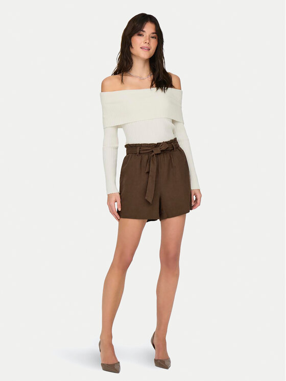 JDY JDY Bluse Liva 15336133 Écru Regular Fit