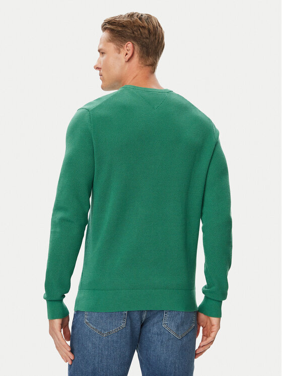 Tommy Hilfiger Tommy Hilfiger Πουλόβερ Essential MW0MW36347 Σκούρο πράσινο Regular Fit