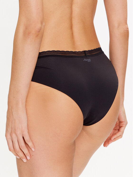 Sloggi Sloggi Klassischer Damenslip 10214617 Schwarz