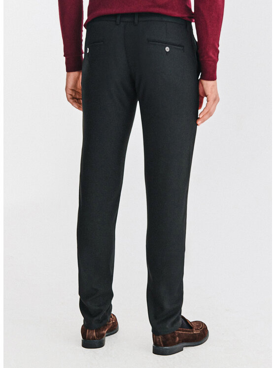 Pako Lorente Pako Lorente Spodnie materiałowe P25WF-WX-006 Czarny Slim Fit