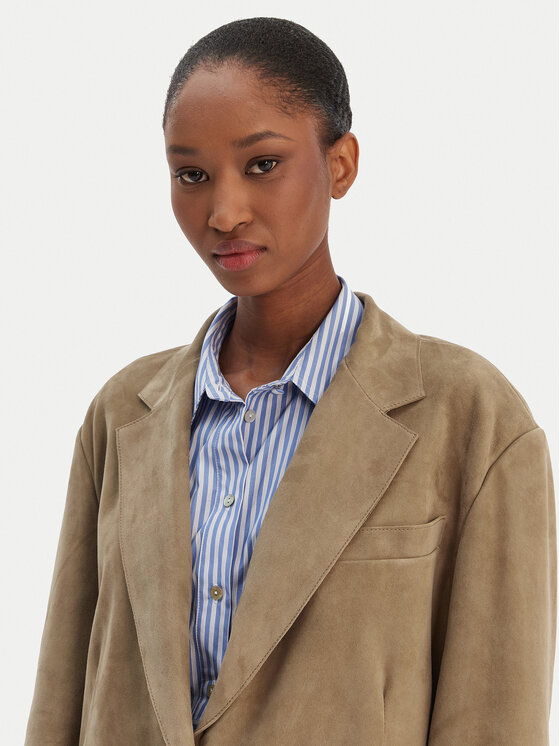 Weekend Max Mara Weekend Max Mara Zakó Cedro 2615441051 Khaki Relaxed Fit