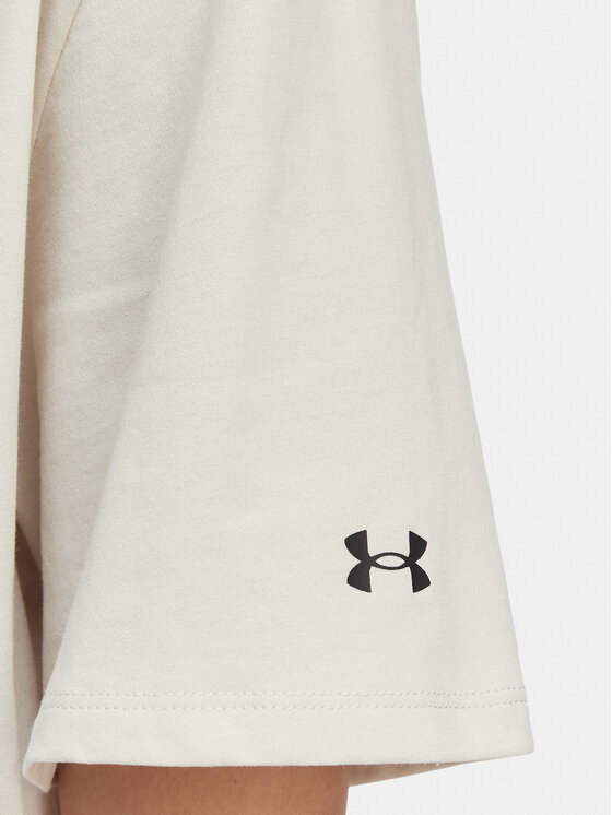 Under Armour Under Armour Marškinėliai Ua Rival Campus 6007883 Écru Oversize