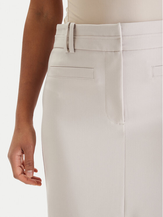 Patrizia Pepe Patrizia Pepe Midi sukňa 8G0515/A498-S748 Sivá Regular Fit