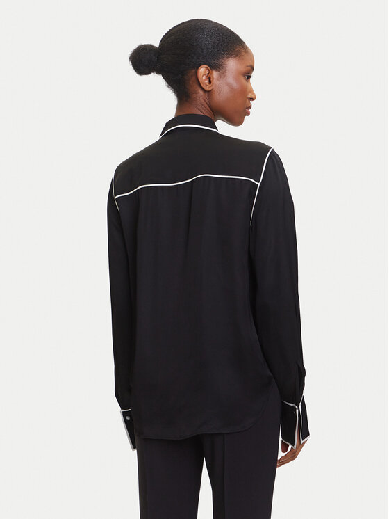 KARL LAGERFELD KARL LAGERFELD Koszula A3W11012 Czarny Regular Fit