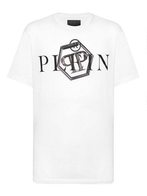 PHILIPP PLEIN PHILIPP PLEIN T-Shirt 9423 Bílá Regular Fit